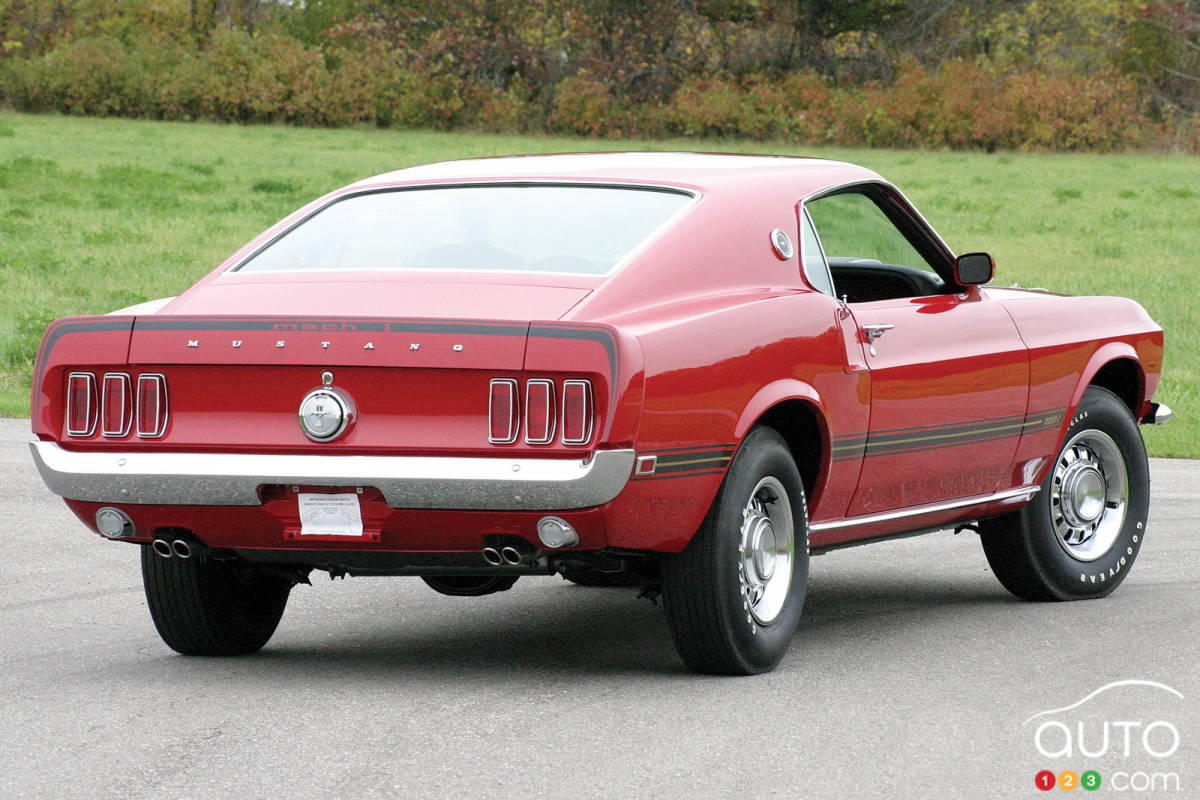 Ford Mustang Mach 1 1969, arrière